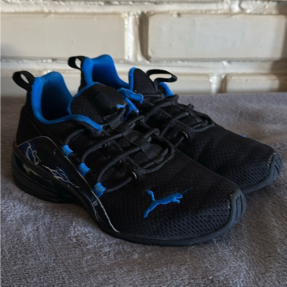 Puma Kids Sneakers Black and Blue